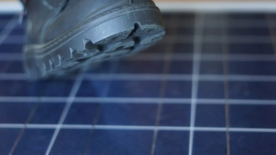 step on solar panels